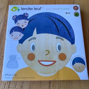 Tender leaf toys "What's Up" wooden face with magnetic features.